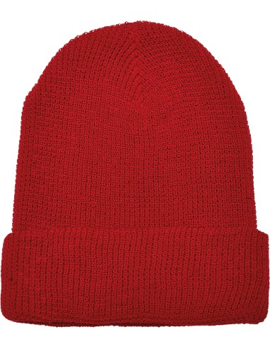 FLE-1505RY-Recycled Yarn Waffle Knit Beanie